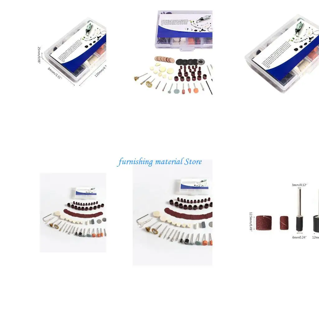 

Y5GD 92 шт., набор аксессуаров для вращающегося инструмента для сверла, резьбы, полировки, шлифования