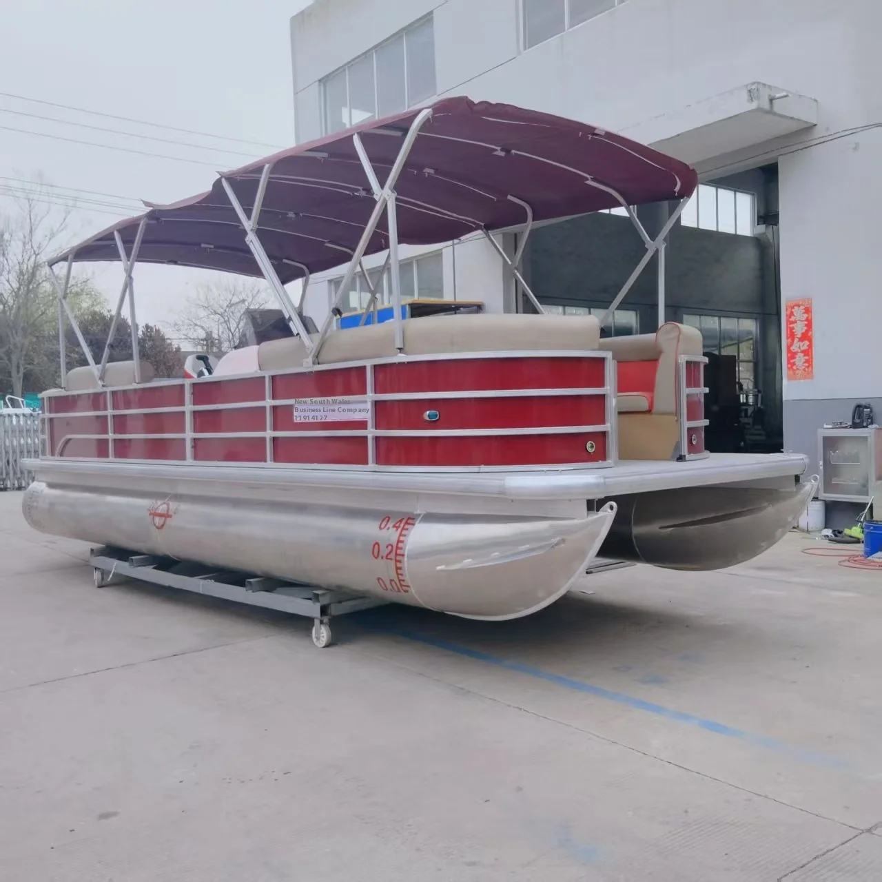 Luxury Aluminum Catamaran Yacht Scenic Sightseeing Passenger Boat for Entertainment House Boat Yacht Pontoon Boat