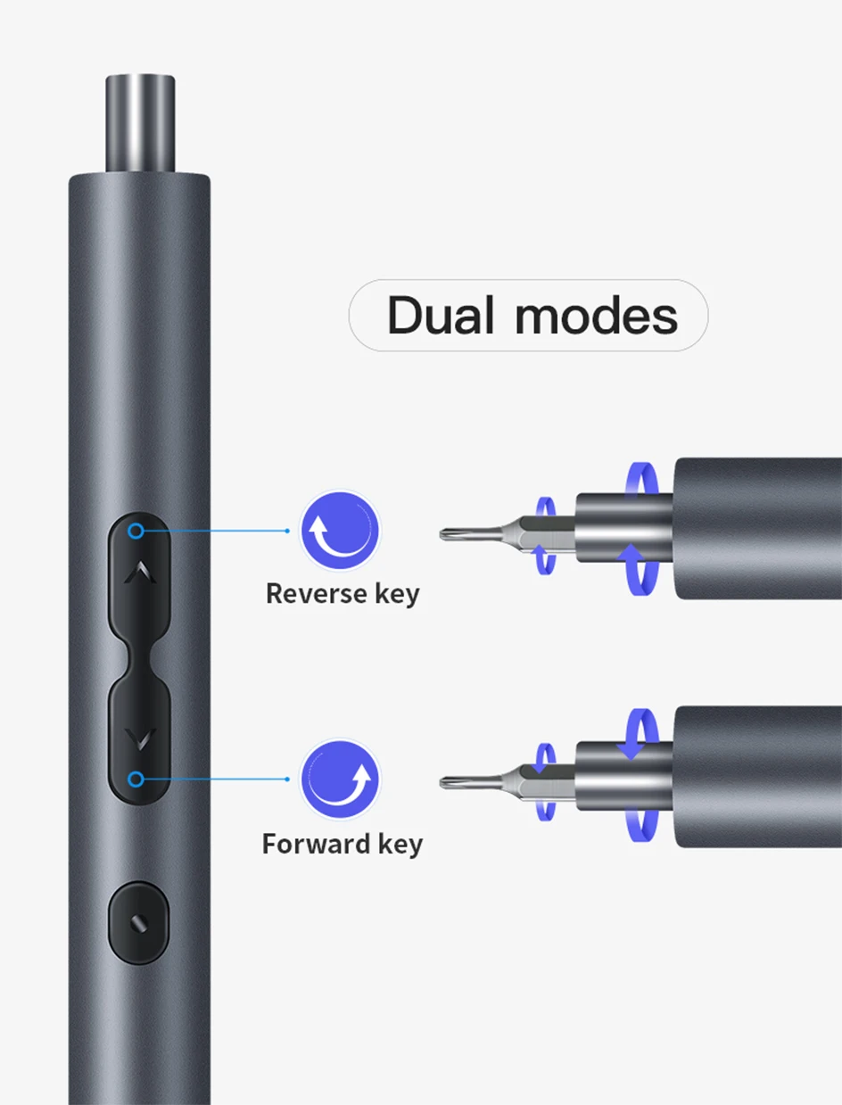 Präzisions-Elektroschraubergriff, Elektrowerkzeug, wiederaufladbar, kabellos, Mini, klein, für 4 mm Bits für Xiaomi Mobile Cell Repair Neu – Detail 1