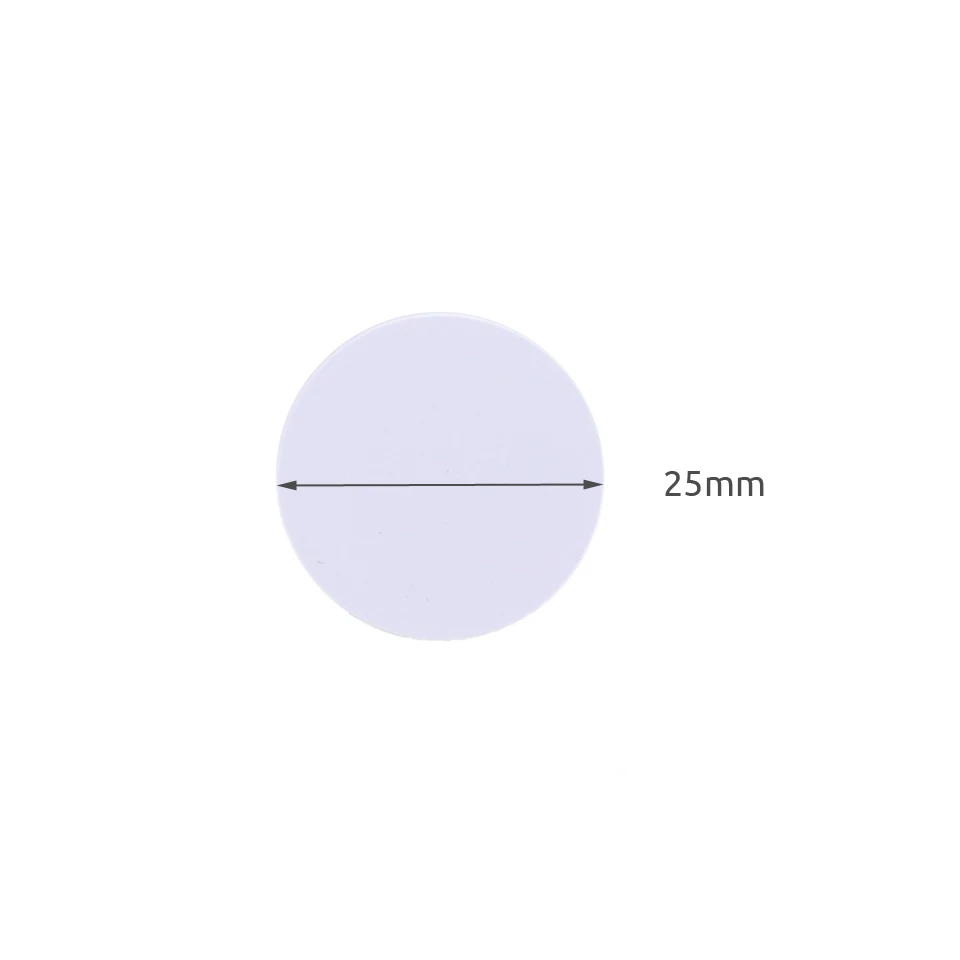 5YOA 5/10/20 buah Rfid Smart Chip T5577 koin kartu stiker Id 125khz 25mm replika Label Token bisa ditulis ulang kunci Em4305 lencana