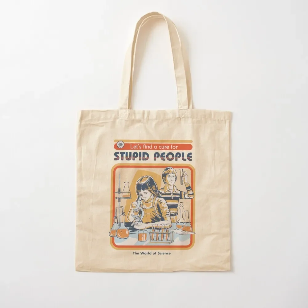 

A Cure For Stupid People Tote Bag cloth bag woman Shopper Bag