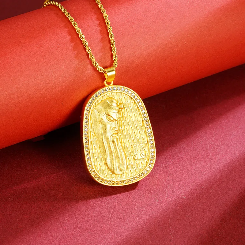 

Unisex Guan Yu Fortune Pendant 24K Gold, AU999 - 24K Guan Yu & Fortune, Loyalty + Blessings, Stylish for All