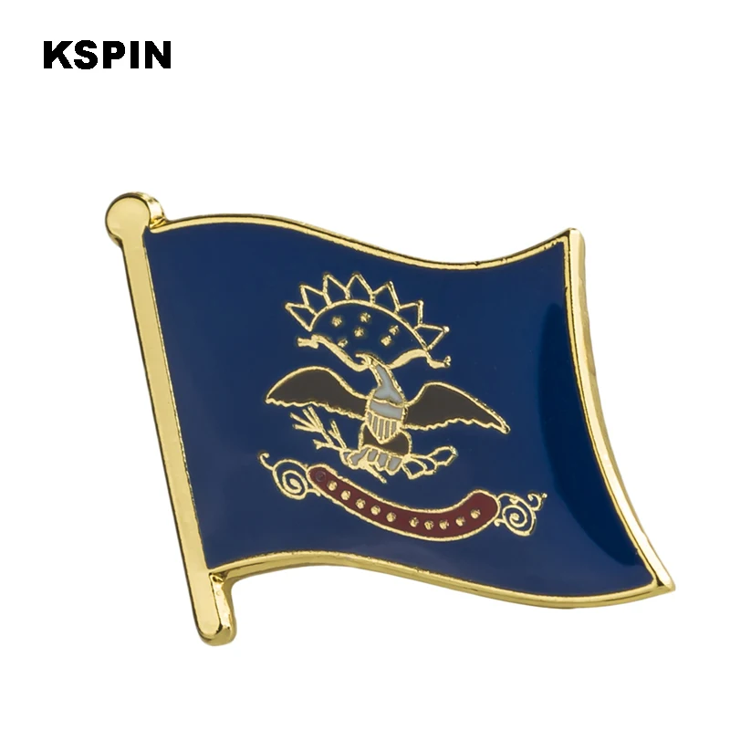 U.S.A Mississippi State Badges Flag Badge  Flag Lapal Pin On Backpack Pins For Clothes 1PC XY0218