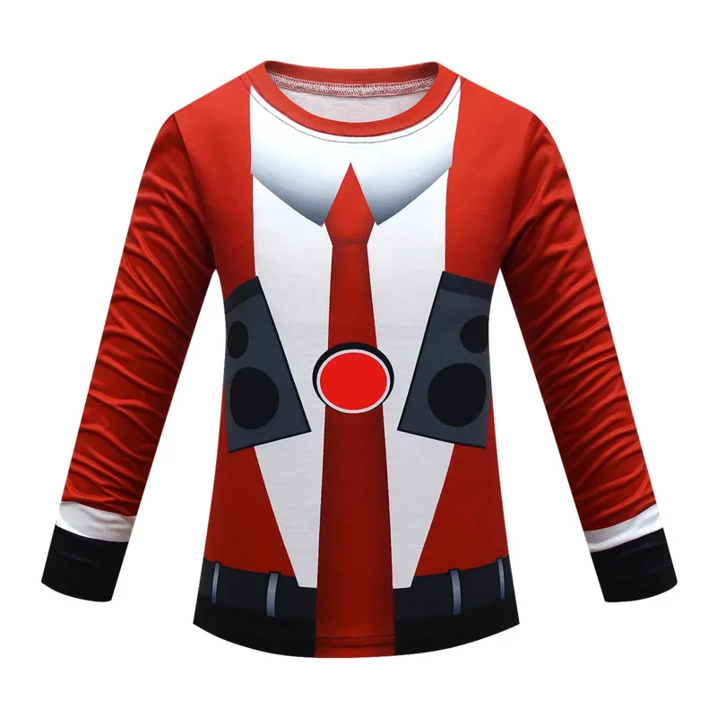 Skibidi Audio Man Costume for Kids Cosplay Tantai Children Boy and Girl Skibidi Toilet Christmas Halloween and Masquerade Party