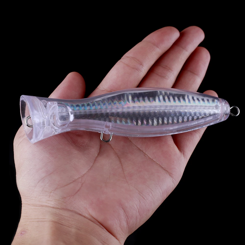 Dr.Holife Popper Blanks señuelo duro sin pintar para superficie