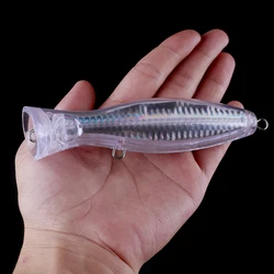 Dr.Holife Popper Blanks señuelo duro sin pintar para superficie