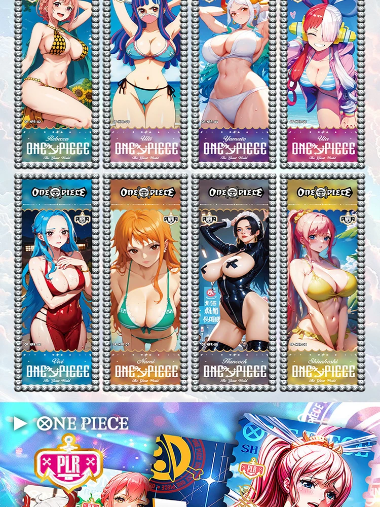 Yunka One Piece 4 Boa Hancock's Gift Waifu Cards Goddess Story Swimsuit Bikini Feast Doujin Toys And Hobby Gift