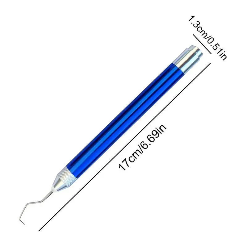 Craft Weeding Tool Vinyl Weeding Tools Set Basic Vinyl Tool Weeding Pen Pin with LED Light DIY Crafting Tool with Pin Hook