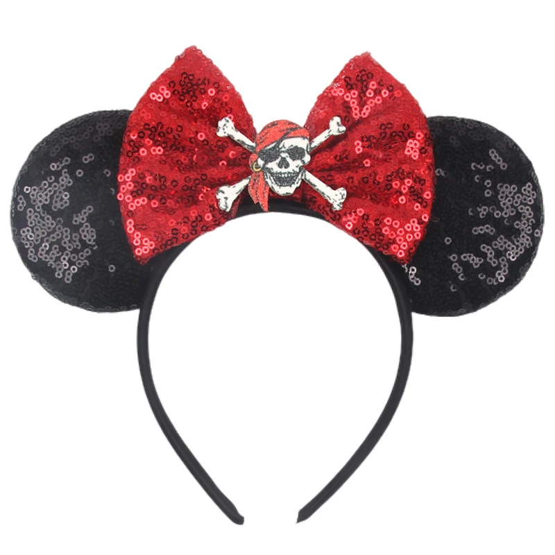 Neuestes modisches, süßes Haarband mit Mausohren für Kinder und Erwachsene, Festival, Party, Cosplay, Pailletten, gestricktes Haarband, DIY-Haaraccessoires – Detail 11