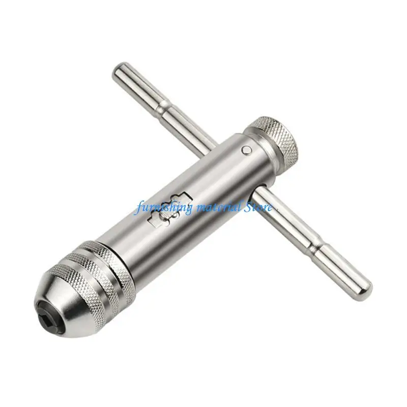 

Y5GD Steel Ratchet Tap Wrench Spanner Corrosion Resistant For Enthusiasts Home Repair
