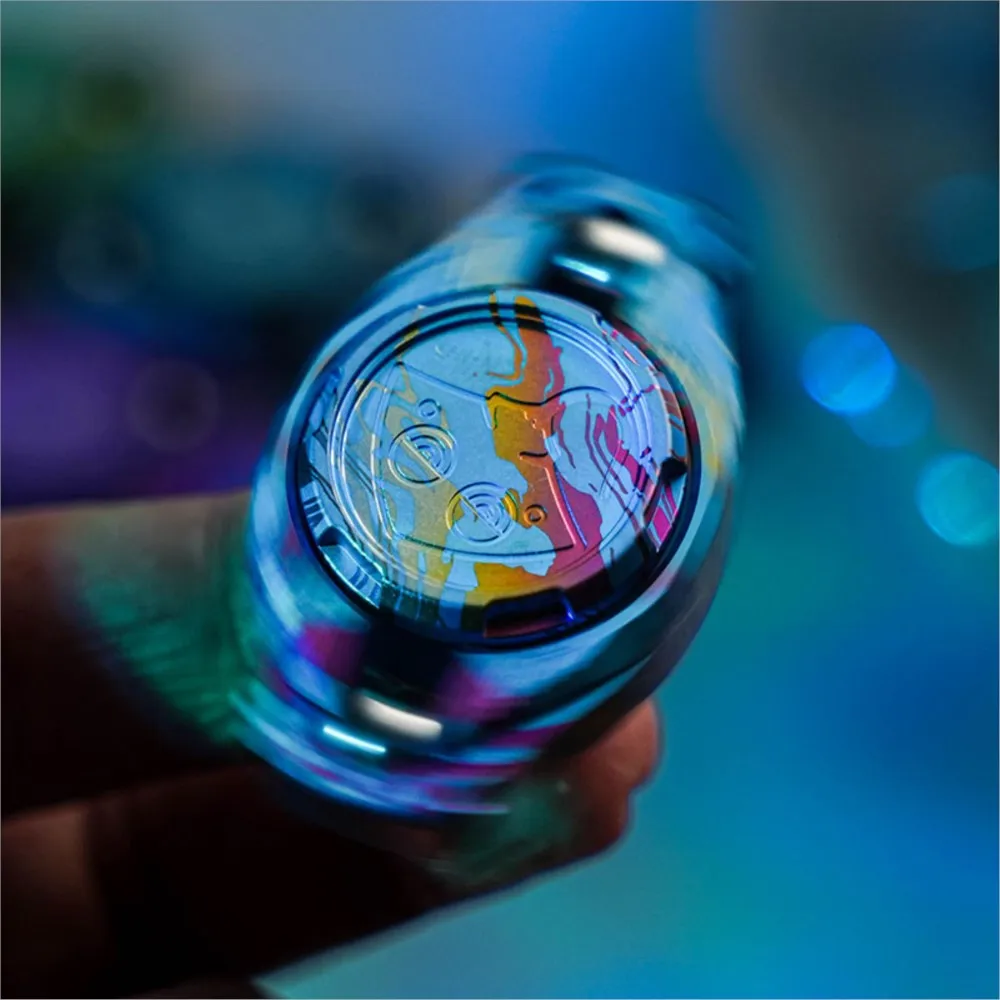 9 Hand EDC Devil Ray 2.0 Fidget Spinner Stress Relief Toy Adults Mechanical Metal Finger Toys Original Designs Fidgeting Spinner