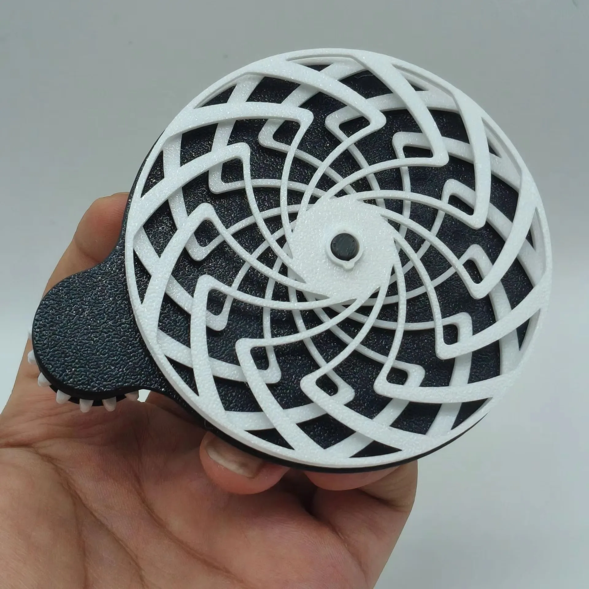 3D Printed Dynamic Decompression Toy Spiral ABS Psychedelic Gear Stress Reliever Fashion Simple Creative Funny Model