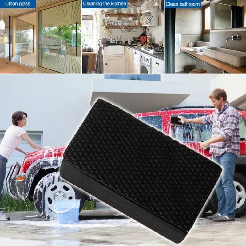 5/10pcs Car Wash Magic Clay Bar Pad Decontamination Sponge Block Cleaner Cleaning Eraser Wax Polish Pad Nano Scrubing Sponge view 5