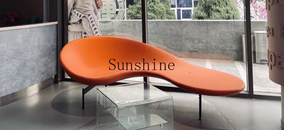 Italian special-shaped fiberglass/lobby model room creative curved pea sofa