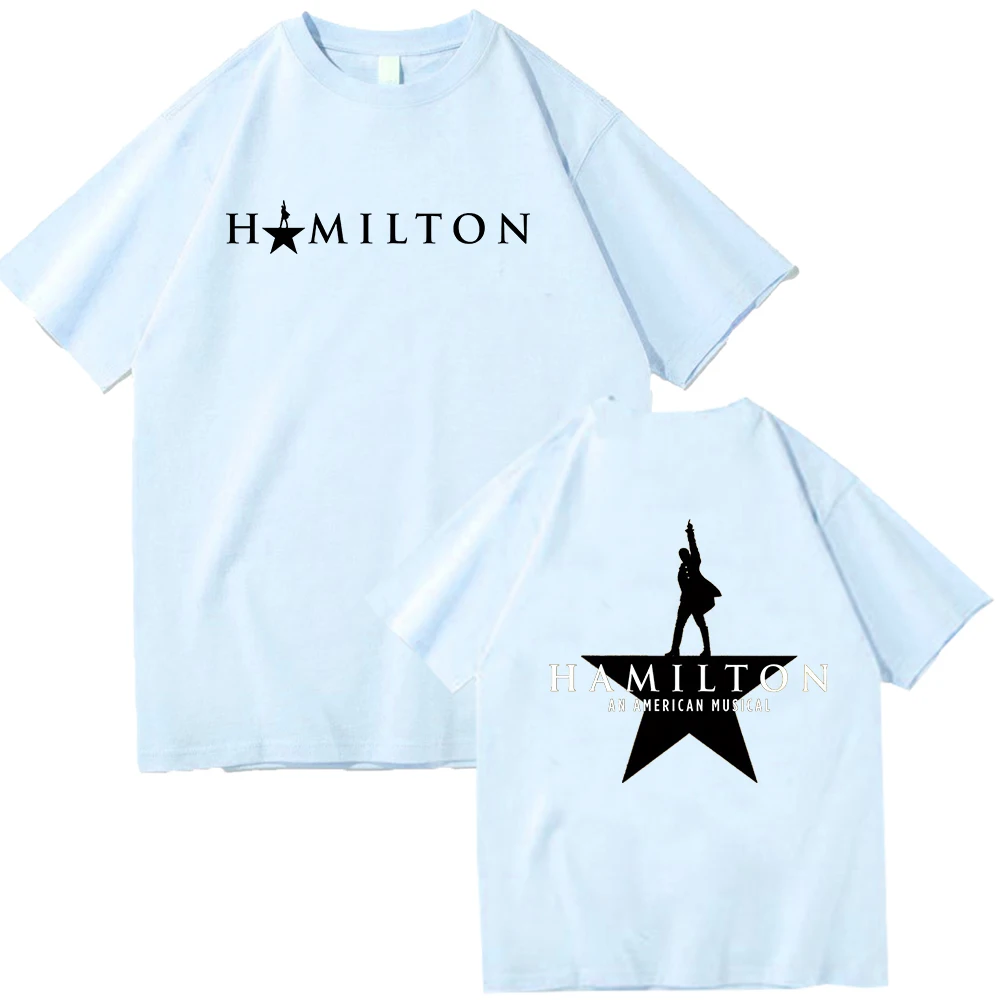 Hamilton: An American Musical Original Broadway Cast  Short Sleeve T-shirt Harajuku O-neck Summer Casual Shirt