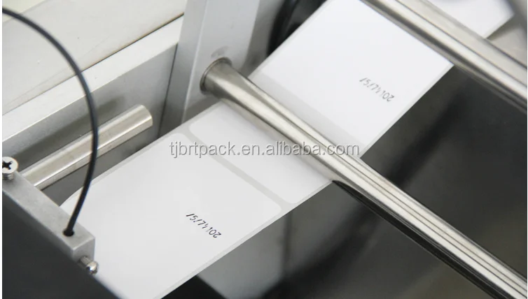 LT-50D 電動半自動日付印字ラベル貼付機 小型企業向け丸型ボトルラベル印刷機