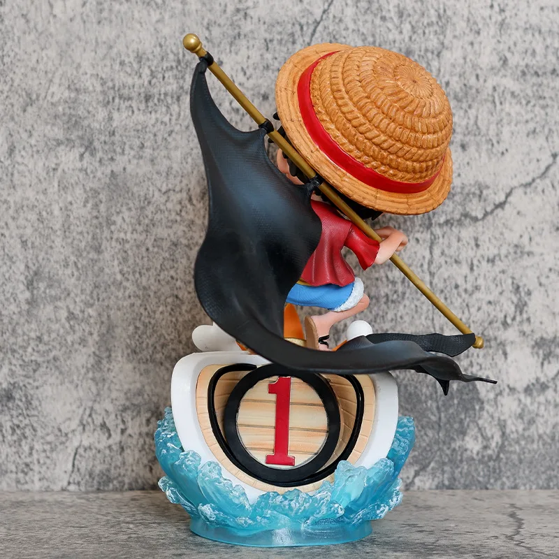 22 cm Neue EIN STÜCK Anime Figur Affe D. Luffy Peripherie PVC Nette Modell Statue Desktop Dekoration Ornamente Geburtstag Geschenk Spielzeug