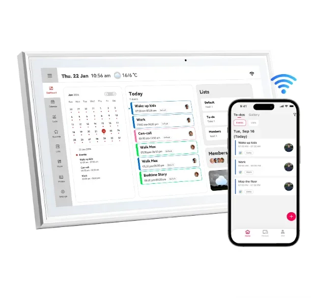 Smart Electronic Calendar Time Manager with Work Schedule Reminders (Multilingual Support)