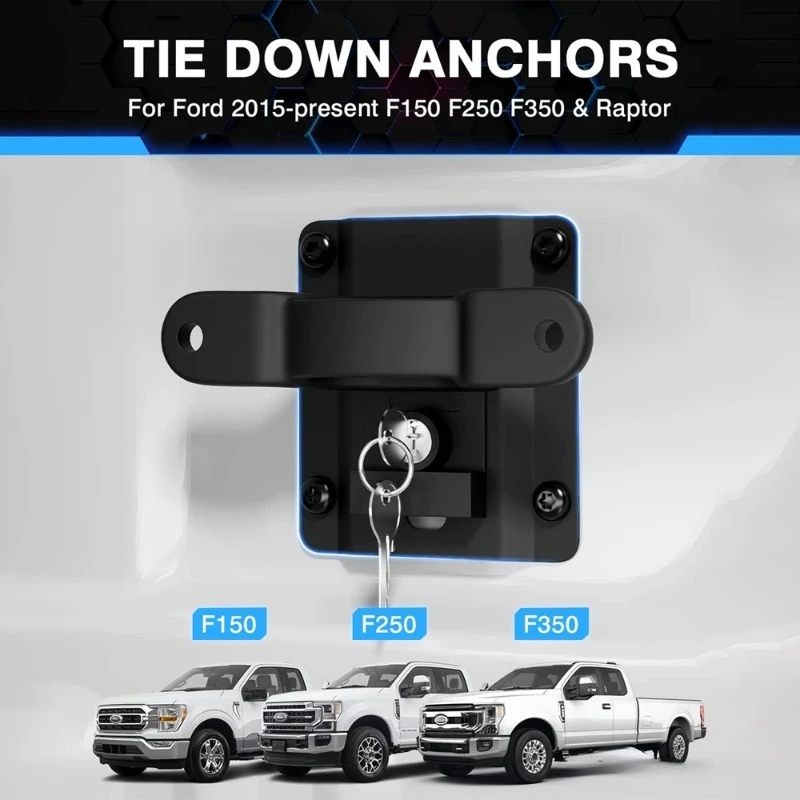 Trailer Tie Down Anchor Truck Bed Cargo Tie Down Hook Auto Parts Replacement Pickup Truck Bed Cargo Mount Accessories