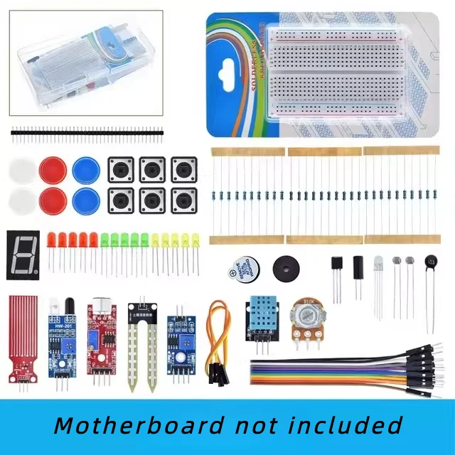 400 Hole Breadboard with UNO R3 Upgraded Board, Sensor LED Kit for Arduino DIY Maker Learning Electronic Development Starter Kit