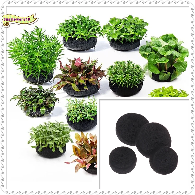 Aquarium Planted Tank Substrate - 2Pcs Fish Tank Water Grass Planting