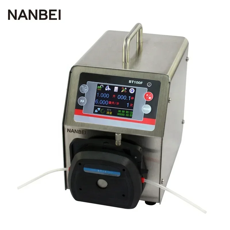 Медицинский химический перистальтический насос с шаговым двигателем и регулируемой скоростью для лабораторного использования