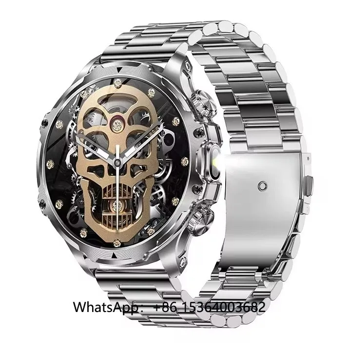 

Умные часы AK75 1,85-дюймовый фонарик 700 мАч Носимые устройства Водонепроницаемый фитнес-трекер Смарт-часы 2024