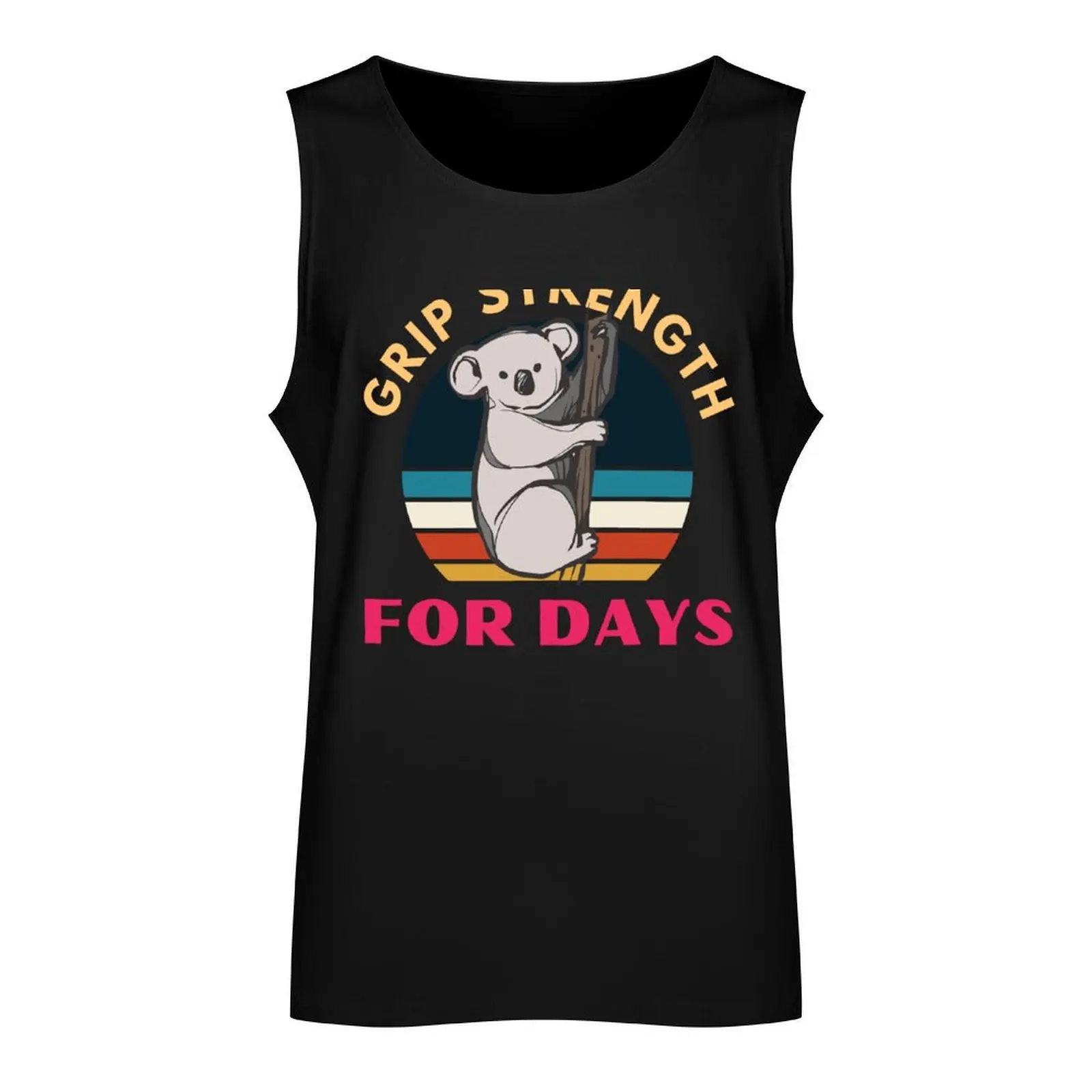 Grip Strength For Days. Koala. Funny Climbing Tank Top gym clothes man man sexy?costume gym clothes for man Body