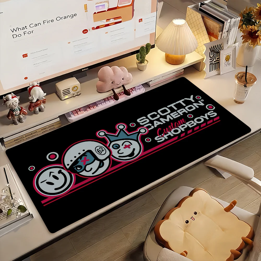 S-Scotty-Y Logo C-Cameron Mouse Pad Computer Laptop Rubber Non-slip Mouse Mat Mousepad Gamers Decoracion Desk Mat