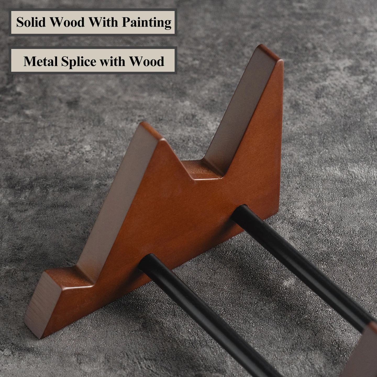 FBB 2 طبقات لوحة المفاتيح عرض موقف الإطار خشبي مع لوحات المفاتيح المعدنية حامل لوحة المفاتيح الميكانيكية القابلة للفصل حامل الرف