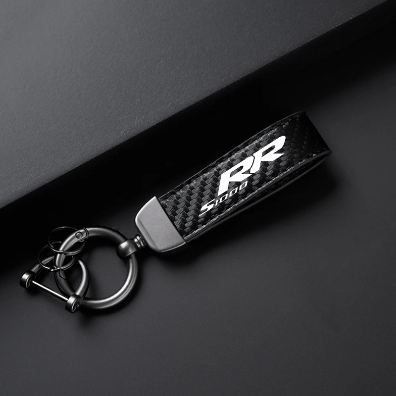 1PCS Motorcycle KeyChain High-Grade Leather For Motorrad S1000RR S1000 RR Accessories Motorcycle Keychain