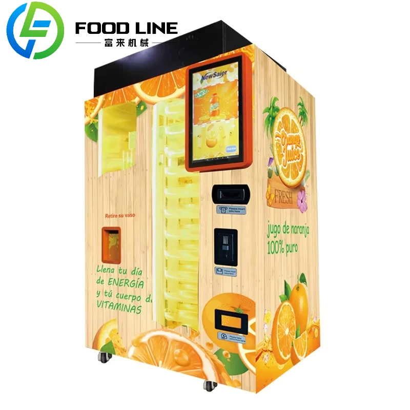 

Customized Juice Vending Machine Fresh Orange Apple Lemon Squeezed Commercial Automat For Business With Reliable Performance