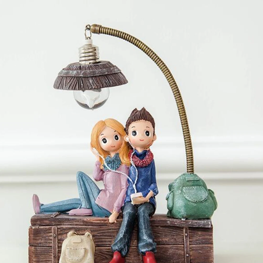 

Couple Bedside Lamp Decoration Home Decorative Lights Creative Table Decorations