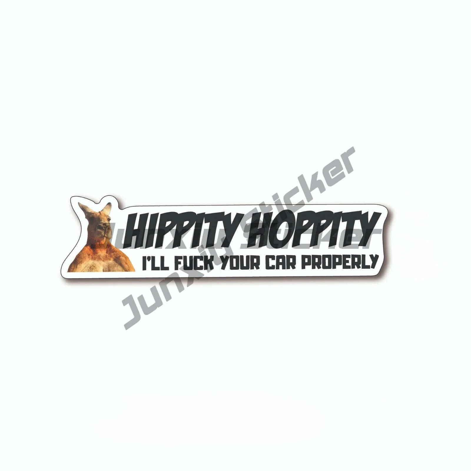

Hippity Hoppity I'll F*ck Your Car Properly Sticker Decal Funny Aussie Ute Truck
