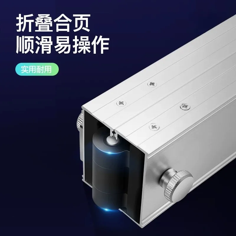 High Precision Digital Magnetic Level Ruler 2m Foldable, Aluminum Alloy Electronic Leveling Tool for Leveling & Alignment