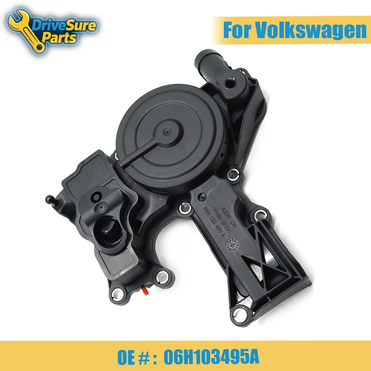 

06H103495A New Oil Separator PVC Valve For VW Passat Audi A4 Q5 2.0T 06H103495B 06H103495 06H103495E 06H103495AC
