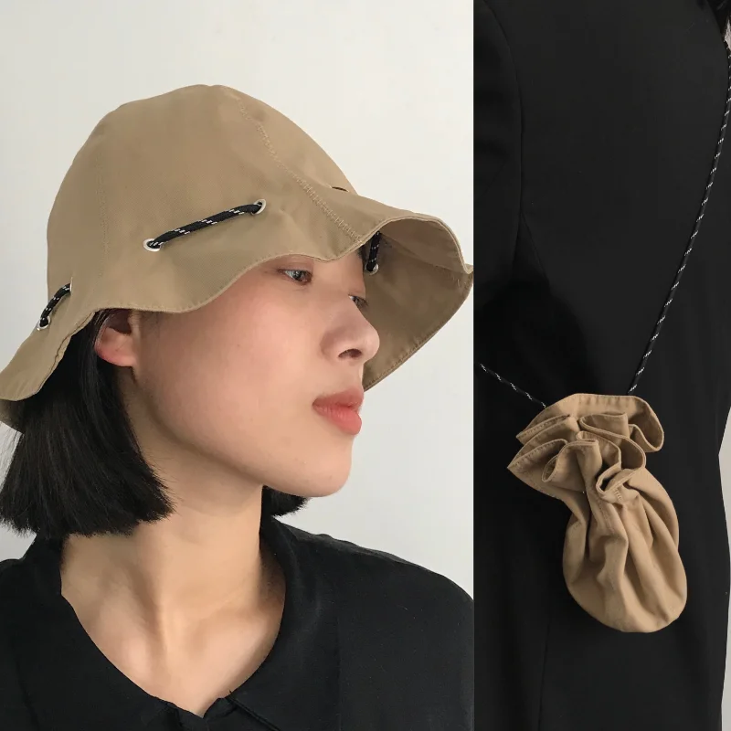 

Women Summer Hat Bucket Hat Caps Foldable Bags Outdoor Hats for Men Sun Cap Sun Visor Cotton Fishing Hat Hat for Girl Cowboy Hat