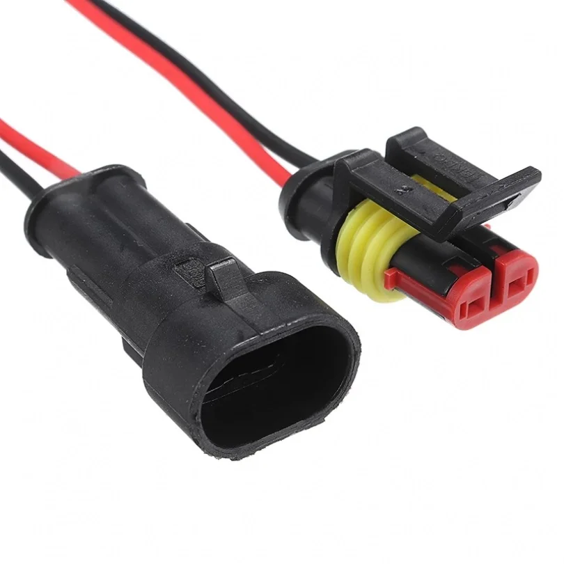 

2 Pin AMP Fuel Injector Connector DT Series Male to Female Wire Harness Waterproof Connector 7021-1.5-11 21 282104/ 282080