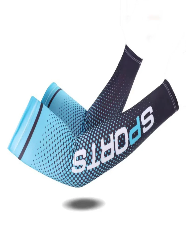 AliExpress NONE 1/2pairs Summer Fashio Sunscreen Ice Silk Sleeve UV Sun Protection Cooling Anti-Slip Arm Sleeves Men Women Outdoor Sport Cycling