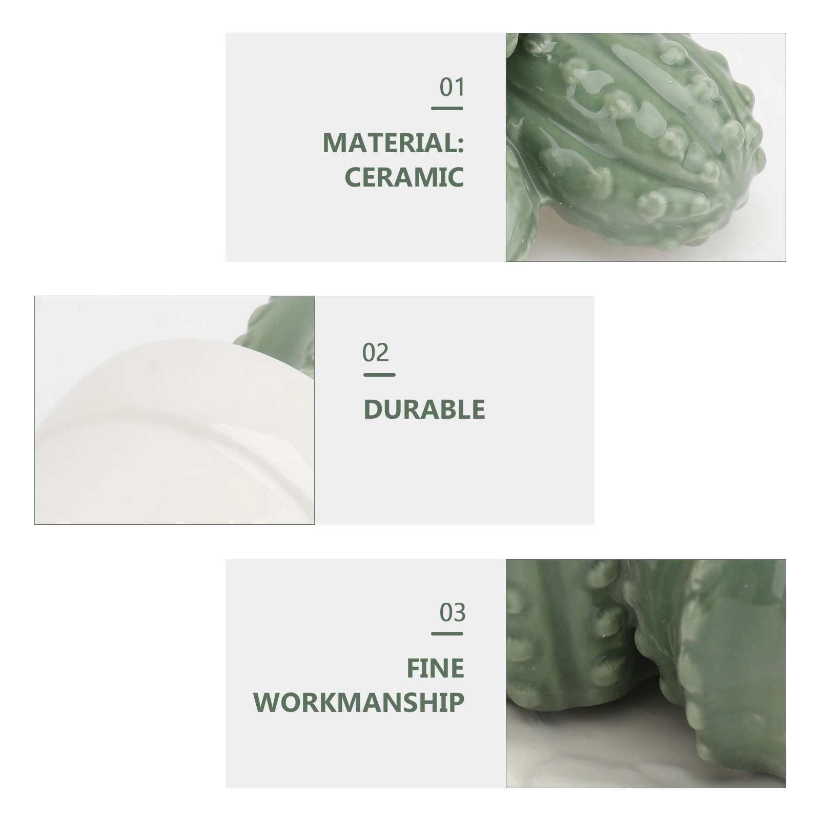 

Ceramic Potted Plant Ornaments Simulation Decor Home Layout Imitated Bonsai Decoration Cactus Fake Plants Imitation Ceramics