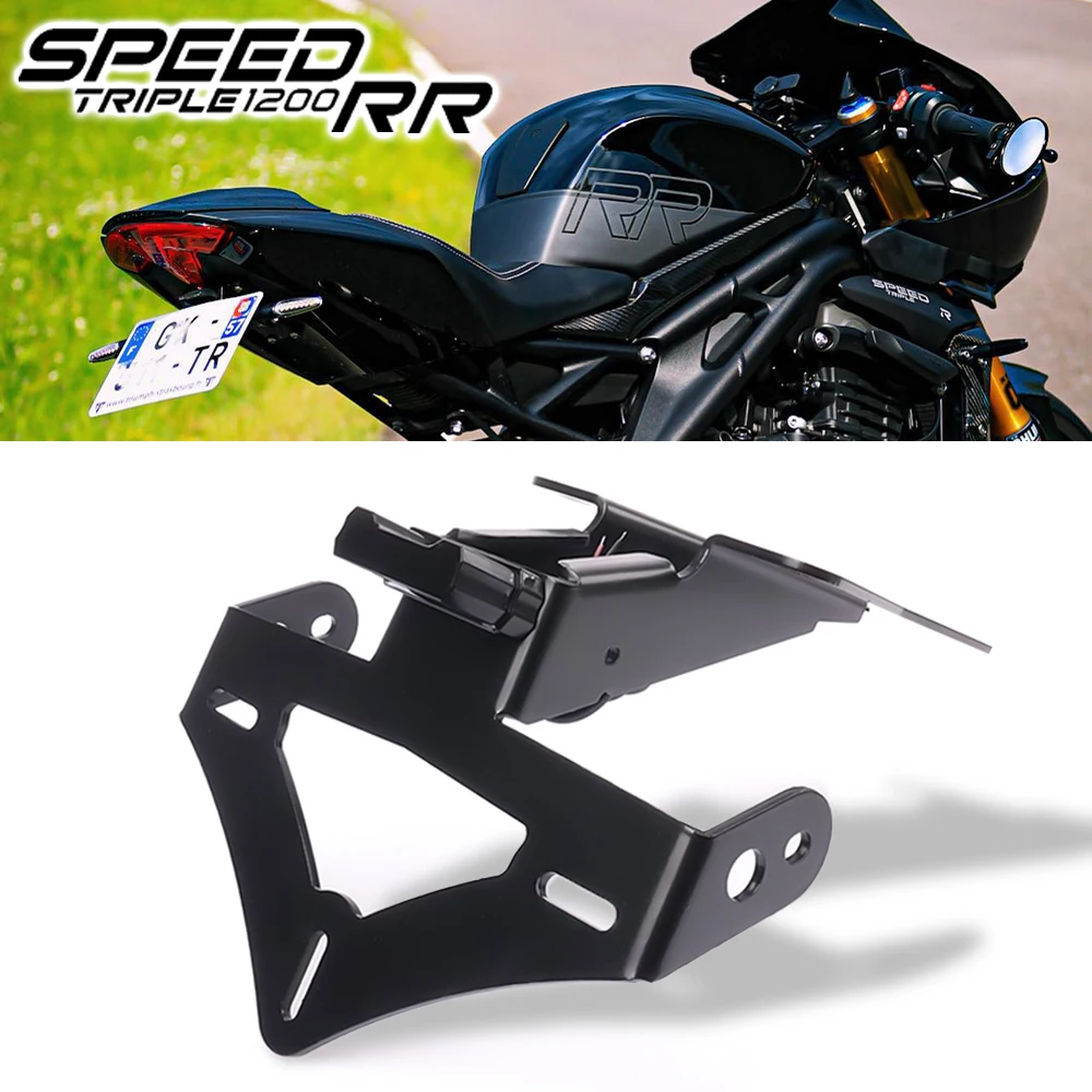 For Triumph Speed Triple 1200 RR RS Tail Tidy License Plate Holder 2021 2022 2023 2024 2025