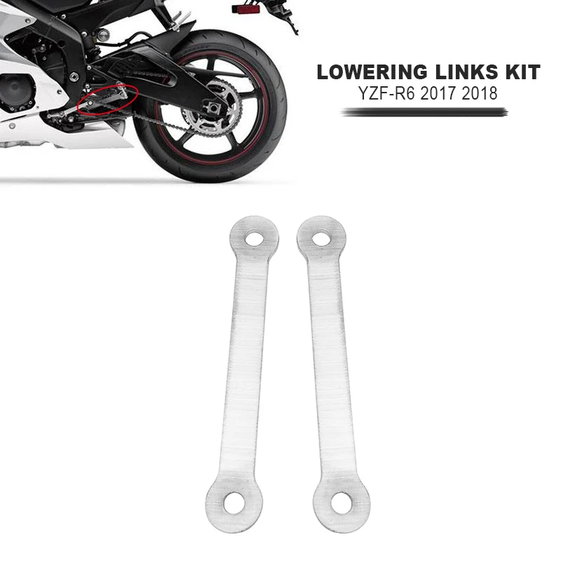 

Для Yamaha R6 YZF-R6 YZFR6 YZF R6 комплект задних регулируемых колец Подвески 30 мм 2017 2018 аксессуары для мотоциклов