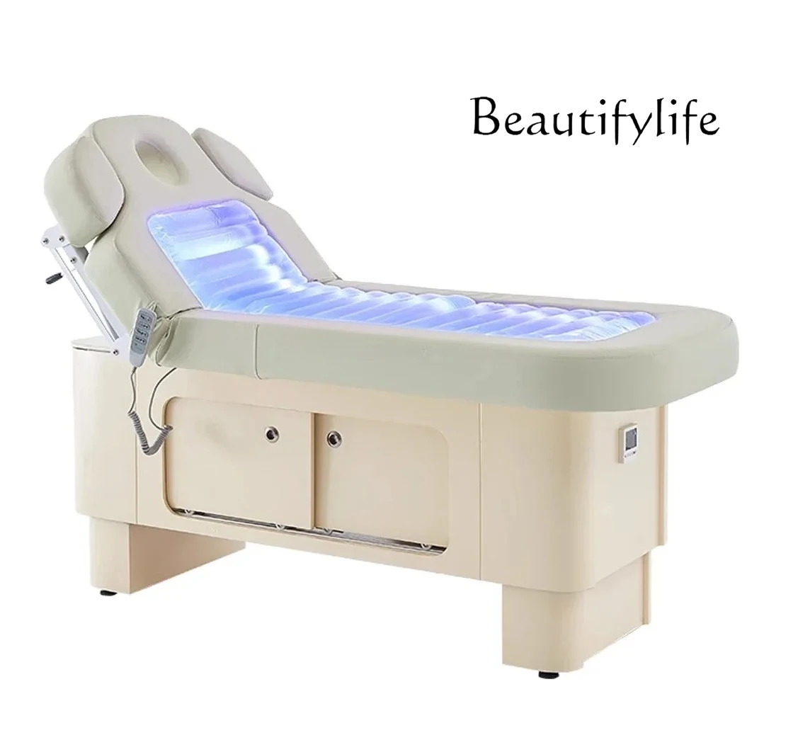 

Beauty salon dedicated spa bed electric lift colorful light therapy bed intelligent constant temperature massage bed