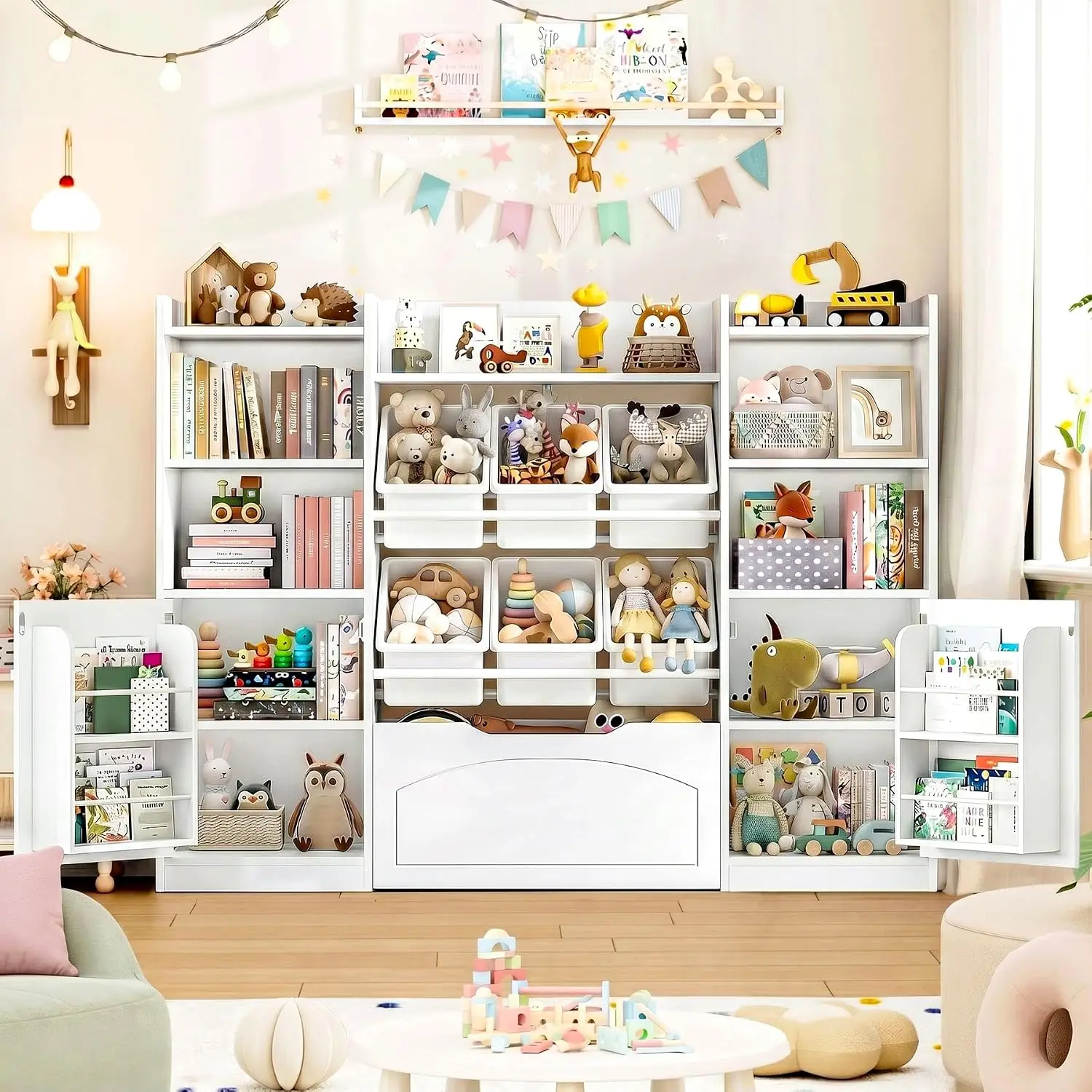 Toy Storage Organizer with Movable Drawer Toy Organizer for Kids