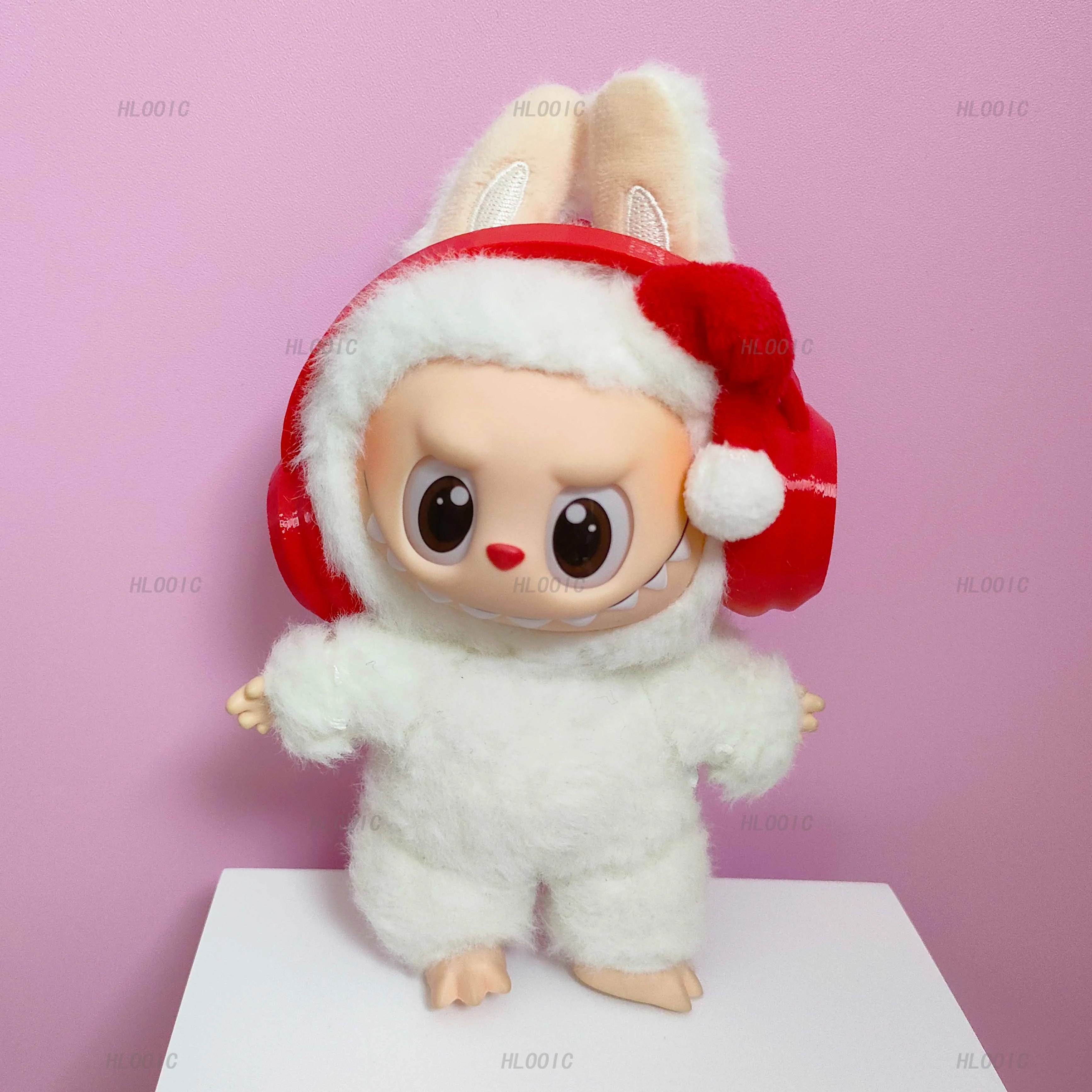17 センチメートル Labubu ファッションイヤホンアクセサリー 10 センチメートル綿人形イヤホンマカロンカラー人形イヤホン