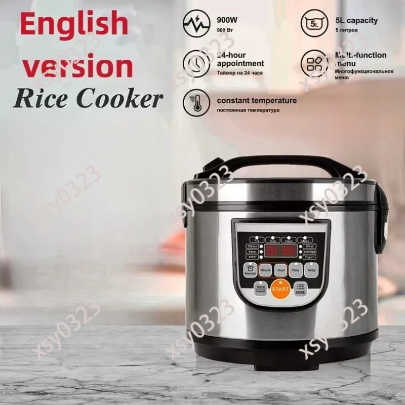 

5L Smart Electric Cooker, Large Capacity Rice Cooker for Home Kitchen Use