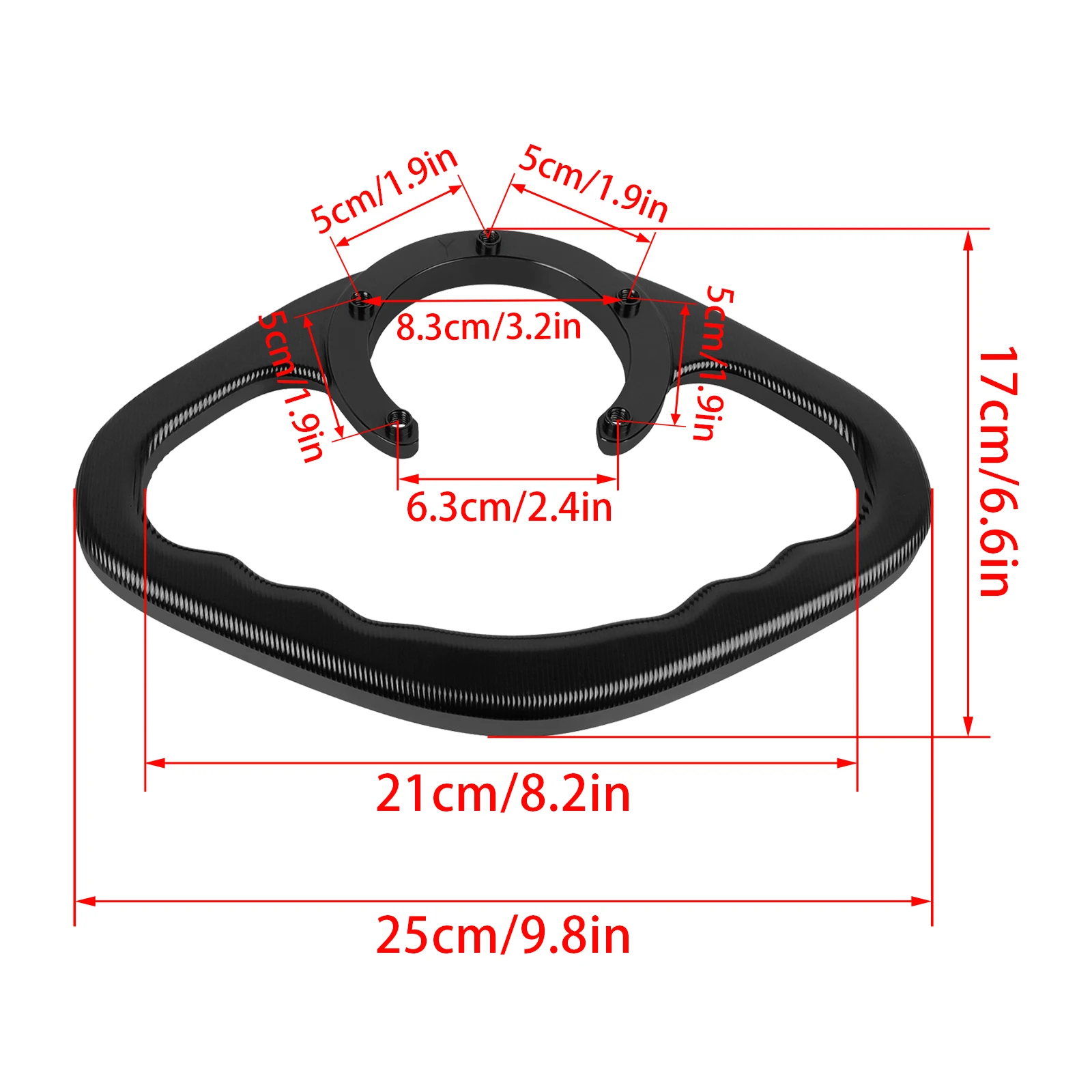 MT09 Passenger Gas Tank Bar For Yamaha MT-09 MT 09 Tracer FZ09 FZ-09 All Years Fuel Tank Armrest Grab Bar Handlebar Hand Grip