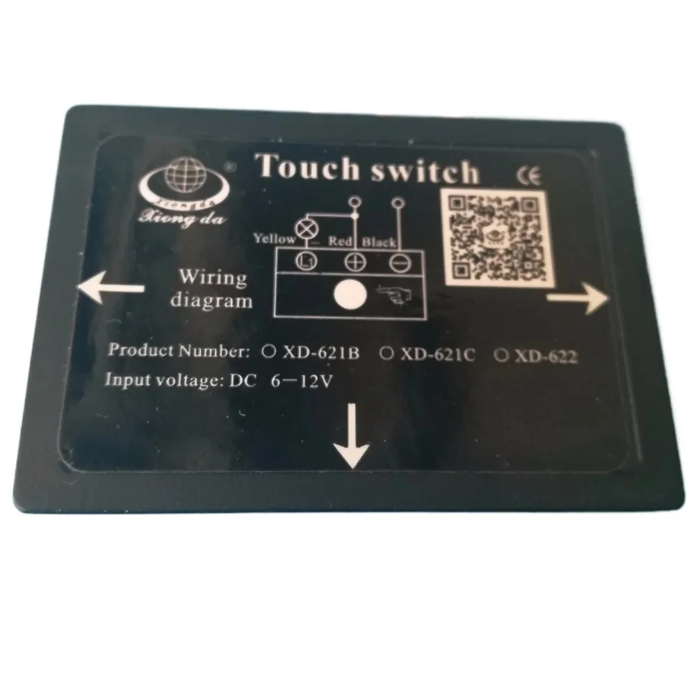 170-240V On/Off Touch Switch for Mirror Lamp Lighting Accessories 50/60Hz XD-621 All Types of Lamps on the Medium