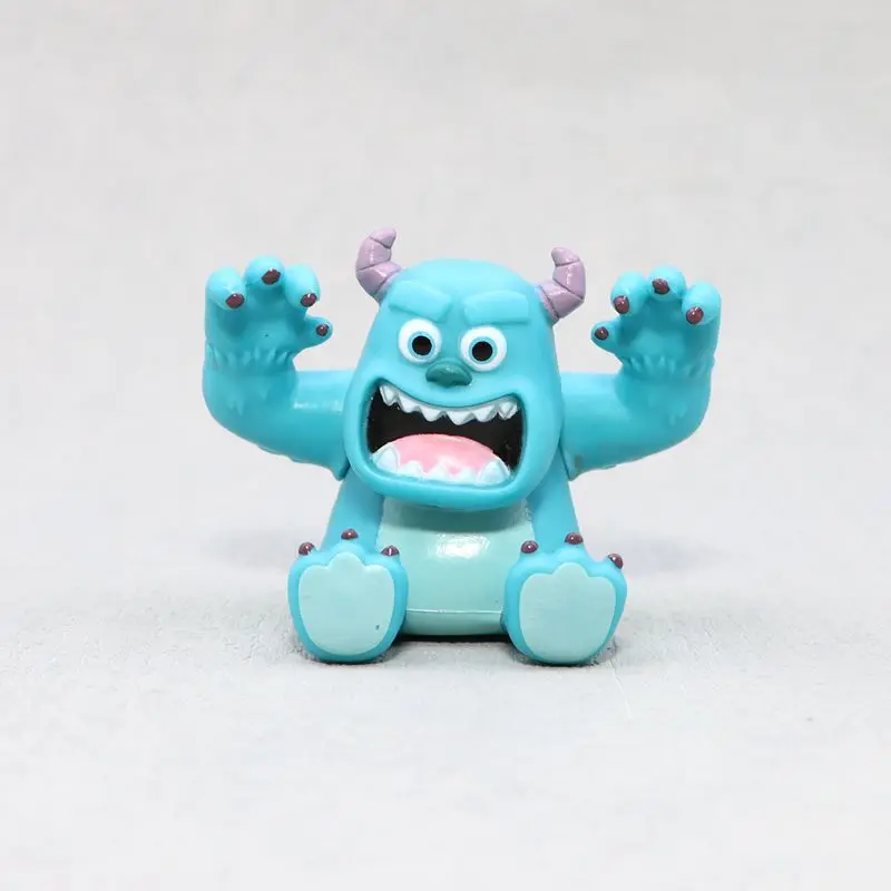 Spoof Fish Monster Big Eyes Monster Miniature Action Figures Toys Car Interior Desktop Scene Ornament Accessories Cartoon Doll