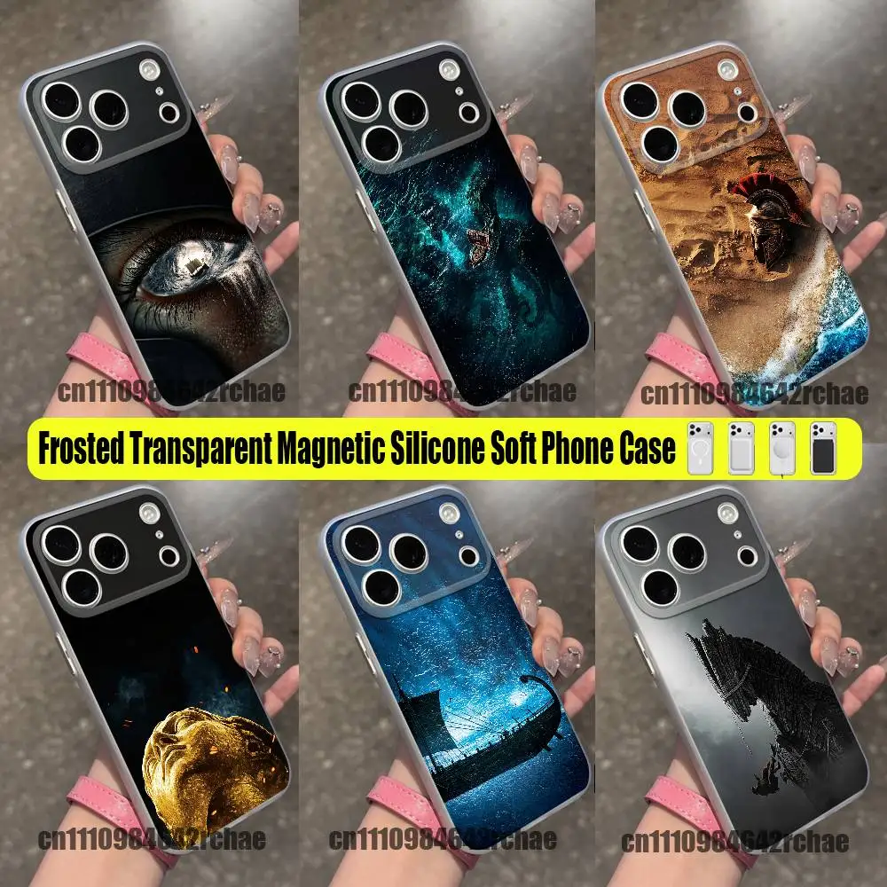 For Odysseus Odyssey Phone Case For iPhone 15 17 12 14 13 16 11 E Max Plus Air Pro Mini For Magsafe Magnetic Clear